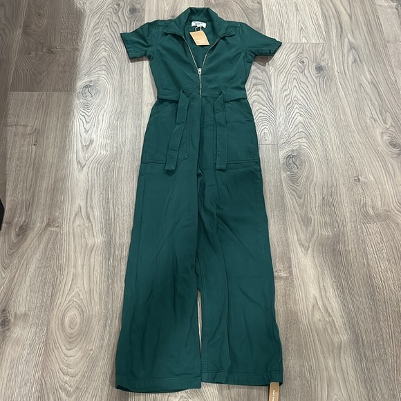 NWT Reformation Cassidy Jumpsuit - Jade - Picture 5 of 7